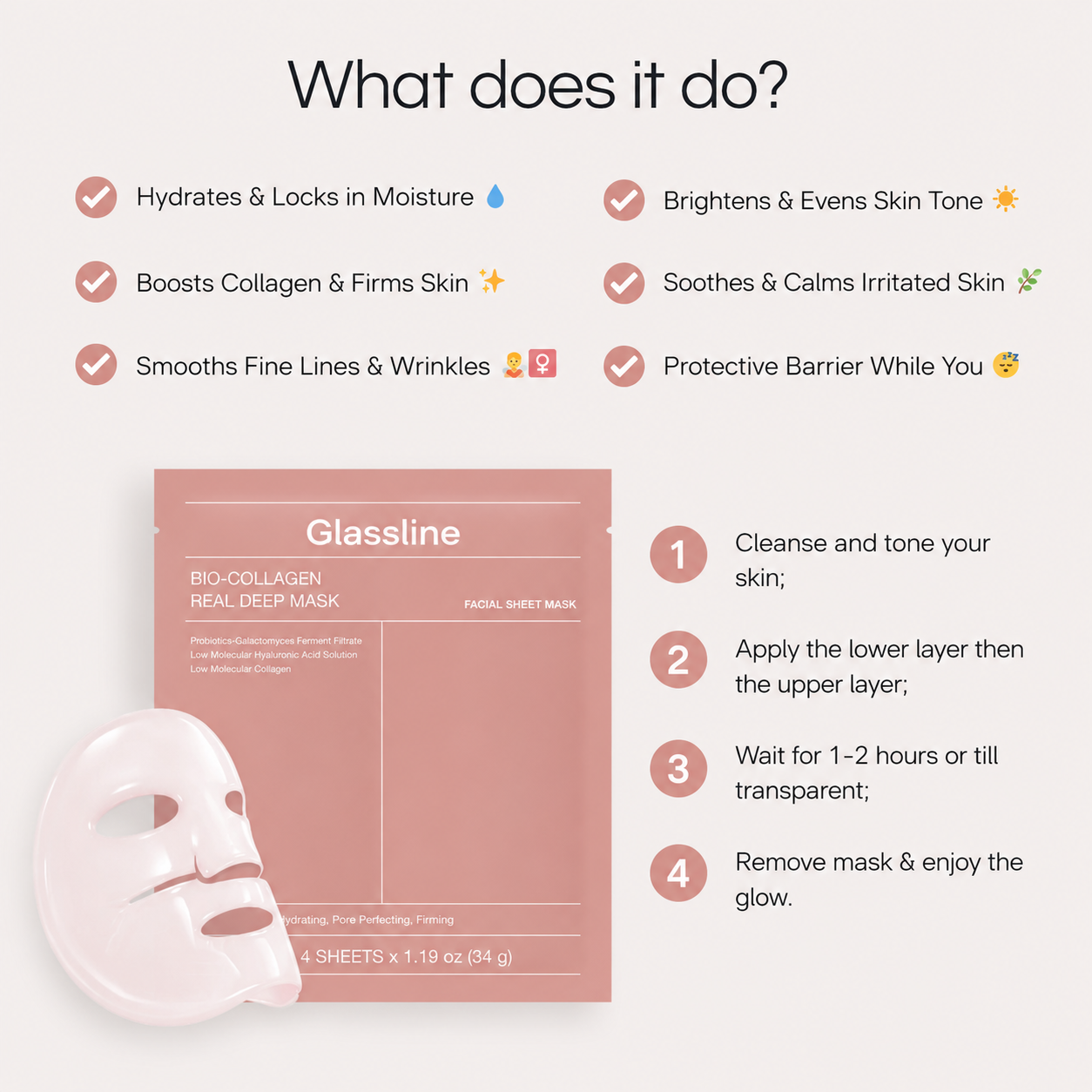 Collagen Glass Skin Mask