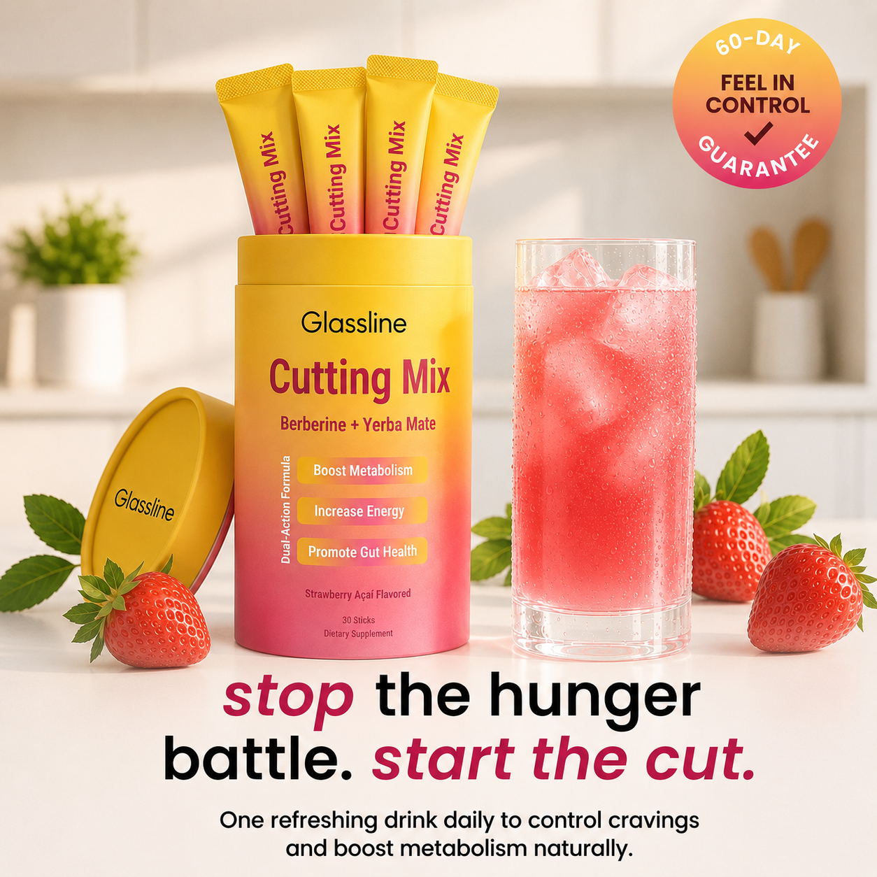 Glassline Cutting Drink Mix
