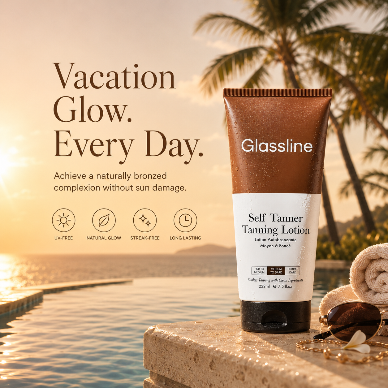 Glassline Sunless Tanning Lotion