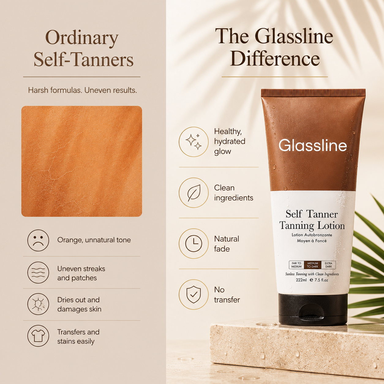 Glassline Sunless Tanning Lotion